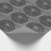 Doctor of Nursing Practice Graduation Grey Silver Geschenkpapier (Ecke)