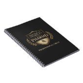Doctor of Pharmacy Professional Crest Notizblock (Rechte Seite)