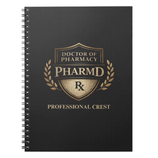 Doctor of Pharmacy Professional Crest Notizblock (Vorderseite)