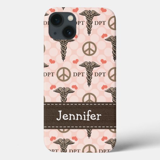 Doctor of Physical Therapy Caduceus Case-Mate iPhone Hülle (Rückseite)