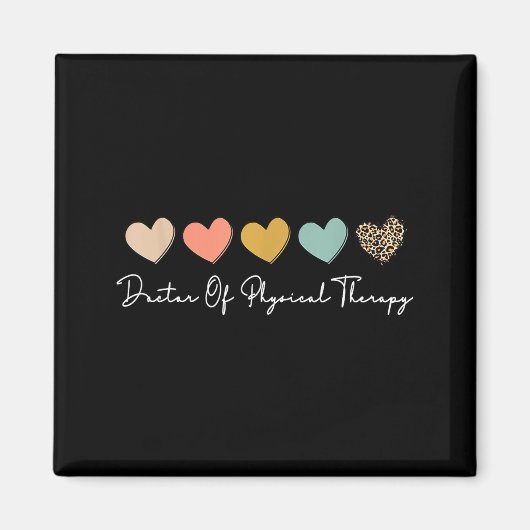 Doctor of physical therapy dpt student graduation magnet (Vorne)