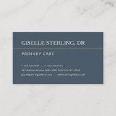 Doctor Office Blue Appointment Reminder Visitenkarte (Vorderseite)