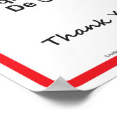 Doctor Office Copayment Wall Sign English Spanish Poster (Ecke)