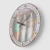 Doctor - Parfüm - Seife und Köln Große Wanduhr (Winkel)