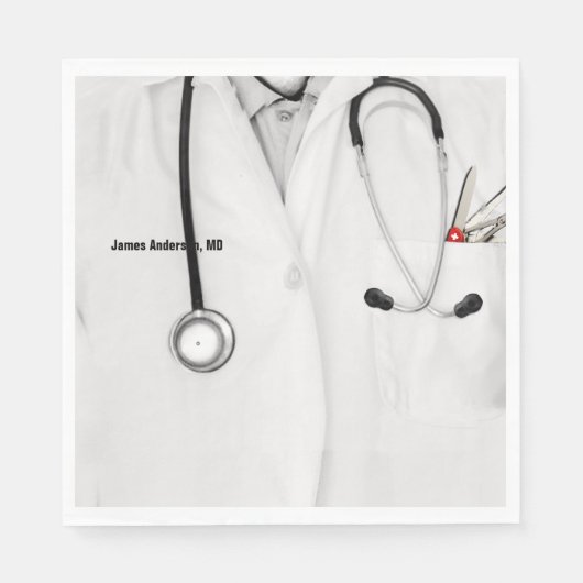 Doctor Party Serviette (Vorderseite)