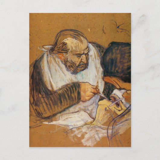 Doctor Pean arbeitet mit Toulouse-Lautrec Postkarte (Vorderseite)