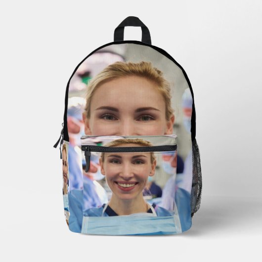 Doctor Photo Customize Personalize Bedruckter Rucksack (Vorderseite)