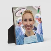 Doctor Photo Customize Personalize Fotoplatte (Vorderseite)