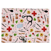 Doctor Pink Große Geschenktüte (Rückseite)