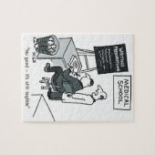 Doctor Practising Rezept Puzzle (Horizontal)