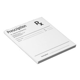Doctor Prescription Notepad – Editable Doctor RX Notizblock