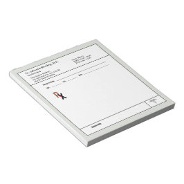 Doctor Prescription Notepad – Editable Doctor RX Notizblock