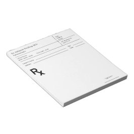 Doctor Prescription Notepad – Editable Doctor RX Notizblock