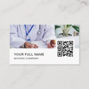 Doctor QR Code Logo Social Media Visitenkarte