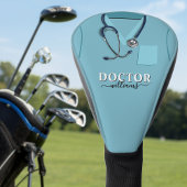 Doctor Scrubs Stethoscope Blue Shirt Golf Headcover