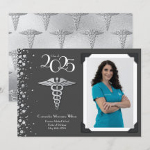 Doctor Silver Abschluss Announcement Gray