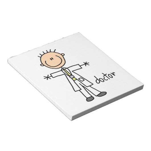 Doctor Strichmännchen Notizblock (angewinkelt)