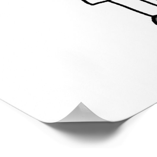 Doctor Strichmännchen Poster (Ecke)