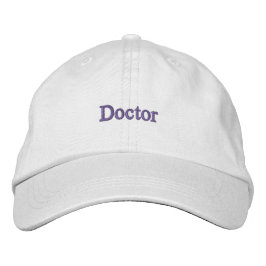 Doctor Text Embroider Cotton Hat Berufliche Cap Bestickte Baseballkappe