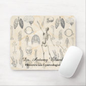 Doctor Vintag Anatomy Mouse Pad Mousepad (Mit Mouse)