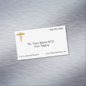 Doctor white magnetische visitenkarte (Beispiel)