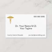 Doctor white visitenkarte (Vorderseite)