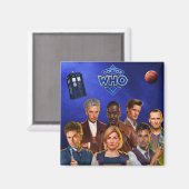 Doctor Who Kühlschrankmagnet (Vorderseite/Rückseite)