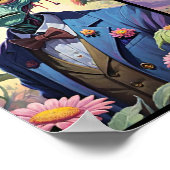 Doctor Zombie Who Poster (Ecke)