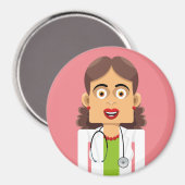 Doctora Magnet (Vorderseite/Rückseite)