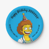 DOCTORS BIRTHDAY blue pediatric anti-stress Pappteller (Vorderseite)