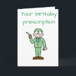*DOCTOR'S* BIRTHDAY *DOUBLE DOSE OF FUN & RELAX* KARTE<br><div class="desc">THIS "PRESCRIPTION IS PERFECT" FOR THE ****DOCTOR**** IN YOUR LIVE... A DOUBLE DOSE OF RELAXATION AND FUN! THEY WORK SO HARD AND THEY REALLY DO DESERVE EVEN MORE ON THEIR SPECIAL DAY. THANK YOU FOR STOPPING BY ONE OF MY NINE STORES AT ZAZZLE AND CHECK OUT ALL MY "PROFESSIONAL'S BIRTHDAY...</div>