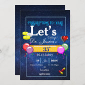 Doctor's birthday Einladung (Vorne/Hinten)