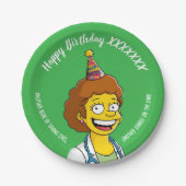 DOCTORS BIRTHDAY green pediatric anti-stress Pappteller (Vorderseite)