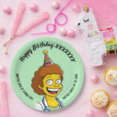 DOCTORS BIRTHDAY green pediatric fun girl Pappteller (Party)