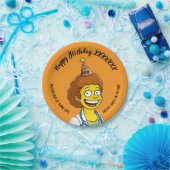 DOCTORS BIRTHDAY orange pediatric anti-stress Pappteller (Party)