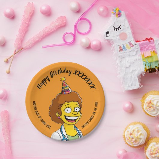 DOCTORS BIRTHDAY orange pediatric anti-stress Pappteller (Party)