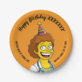 DOCTORS BIRTHDAY orange pediatric anti-stress Pappteller