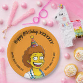 DOCTORS BIRTHDAY orange pediatric fun girl Pappteller (Party)