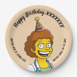 DOCTORS BIRTHDAY orange pediatric fun girl Pappteller