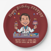  DOCTORS BIRTHDAY PARTY CALM ANTISTRESS PAPPTELLER (Vorderseite)