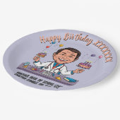  DOCTORS BIRTHDAY PARTY CALM ANTISTRESS PAPPTELLER (Schrägansicht)