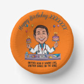  DOCTORS BIRTHDAY PARTY CALM ANTISTRESS PAPPTELLER (Vorderseite)