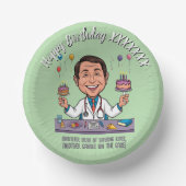  DOCTORS BIRTHDAY PARTY CALM ANTISTRESS PAPPTELLER (Vorderseite)