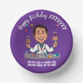  DOCTORS BIRTHDAY PARTY CALM ANTISTRESS PAPPTELLER (Vorderseite)