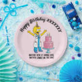 DOCTORS BIRTHDAY pink pediatric anti-stress Pappteller (Party)