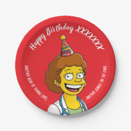 DOCTORS BIRTHDAY red pediatric anti-stress Pappteller