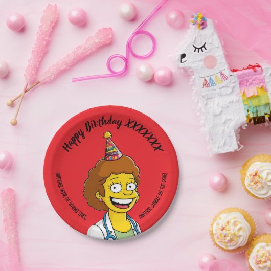 DOCTORS BIRTHDAY red pediatric anti-stress Pappteller (Party)