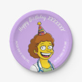 DOCTORS BIRTHDAY violet pediatric anti-stress Pappteller (Vorderseite)