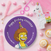 DOCTORS BIRTHDAY violet pediatric fun girl Pappteller (Party)