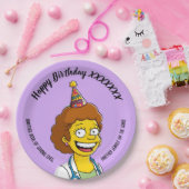 DOCTORS BIRTHDAY violet pediatric fun girl Pappteller (Party)